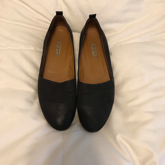 Paul Green black leather loafers - Picture 1 of 5